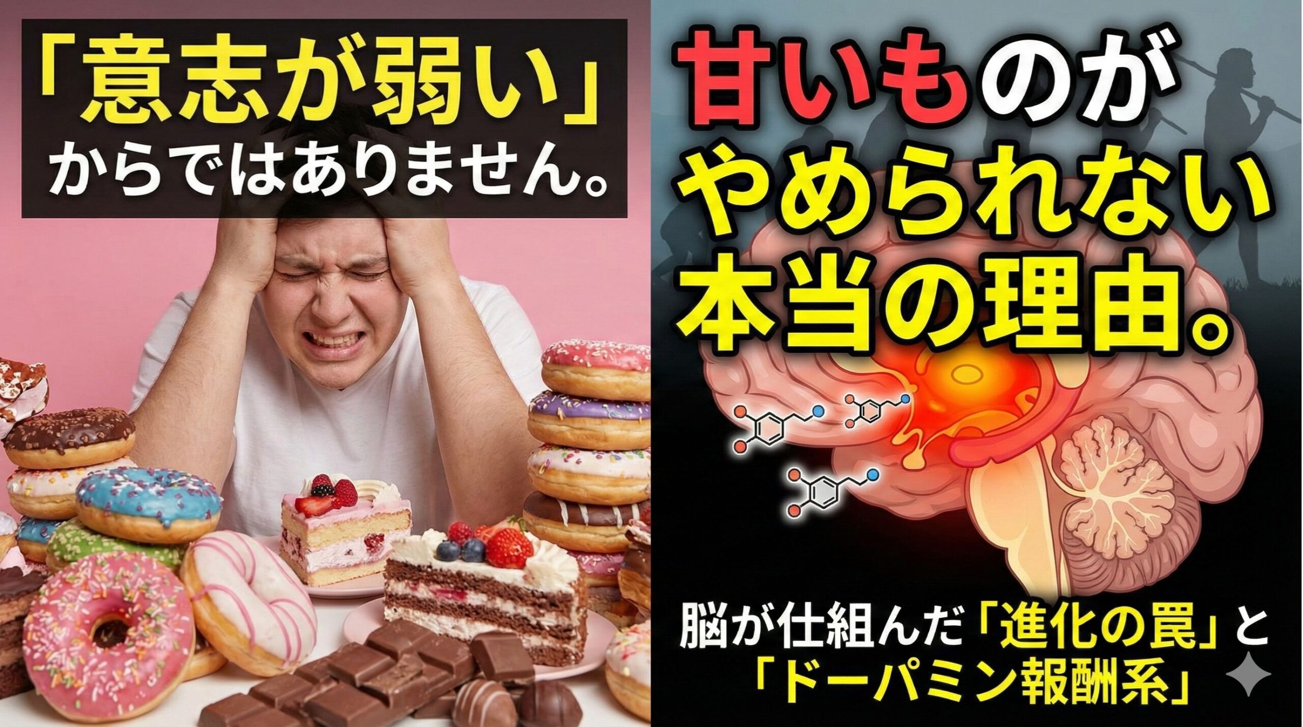 なぜ糖質は美味しいと感じて中毒性があるのか|進化とドーパミンで読み解く甘さの正体