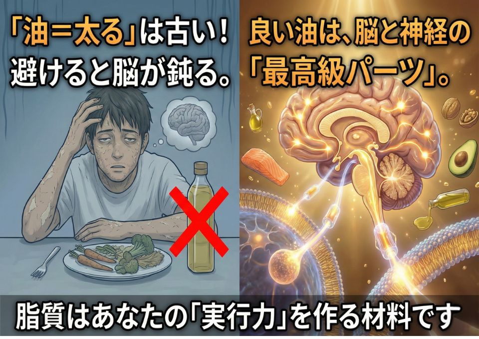 人生が変わる脂質の役割|細胞膜・脳・神経・炎症を決める「油」の重要性